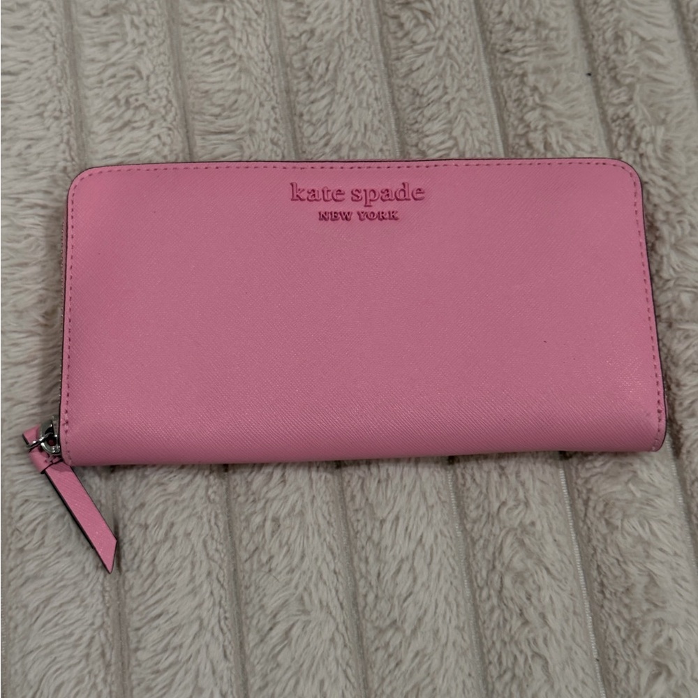 Kate Spade Blush Pink Zip Wallet